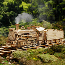 ROKR 3D Puzzle Dampflokomotive Holzbausatz Modellbau Kit