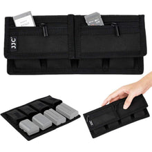 Speicherkarten- und Akkuhalter für Kameras, Schwarz