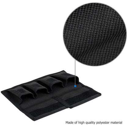 Speicherkarten- und Akkuhalter für Kameras, Schwarz