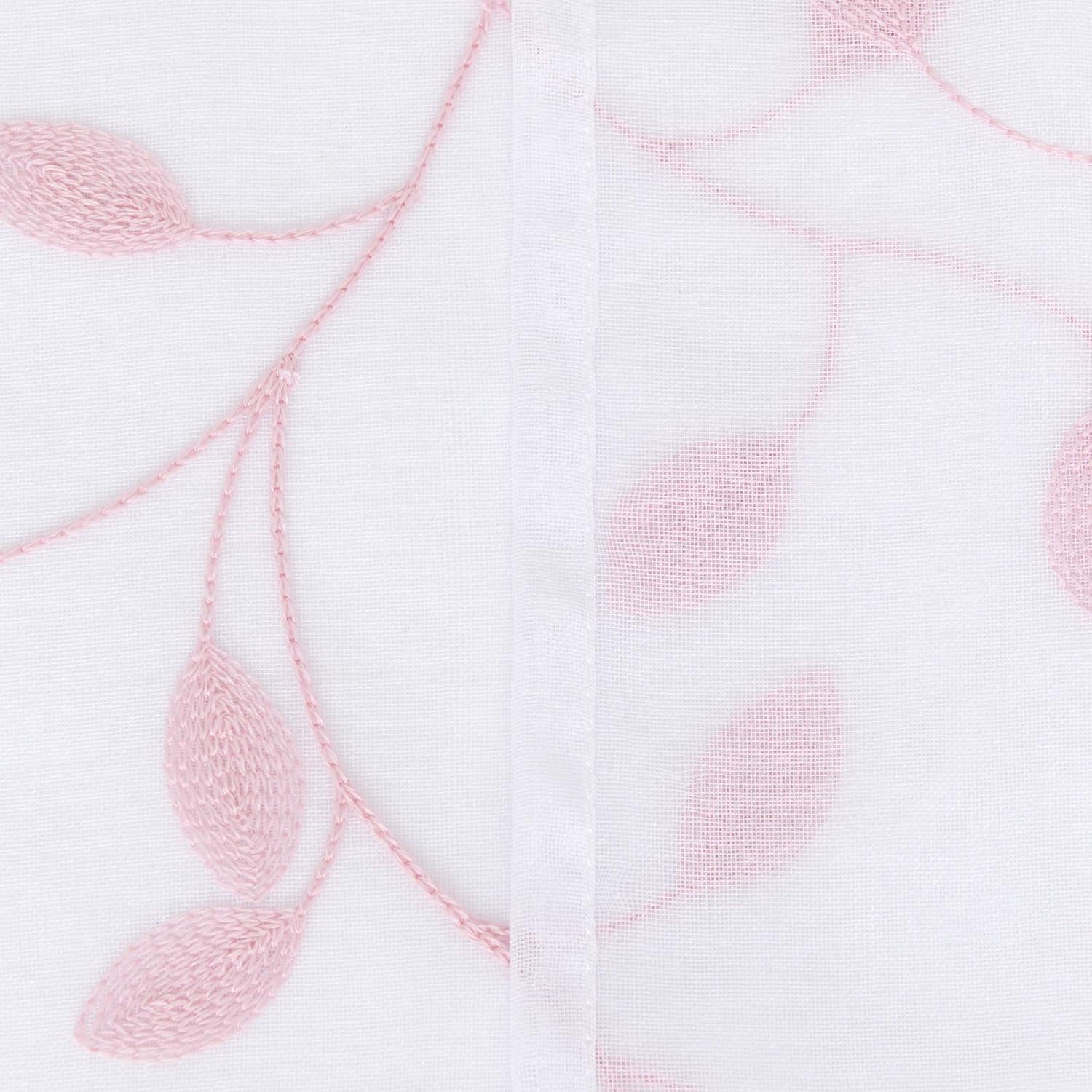 2er Set Vorhänge Mädchen Ösen Weiß Transparent Wohnzimmer 138x140 cm