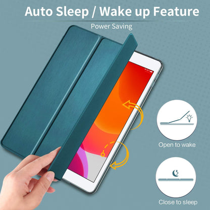 EasyAcc iPad 9.7 Hülle Ultra Dünn Matt, Pfauenblau