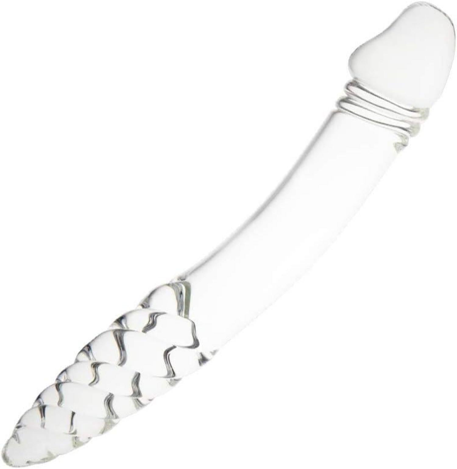 Doppeldildo Kristallglas Analdildo G-Punkt Stimulation