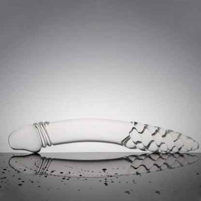 Glas Doppeldildo Analdildo Kristall Penis G-Punkt Stimulation