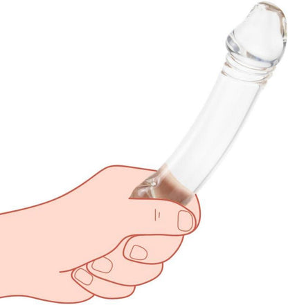 Glas Doppeldildo Analdildo Kristall G-Punkt Stimulator Buttplug