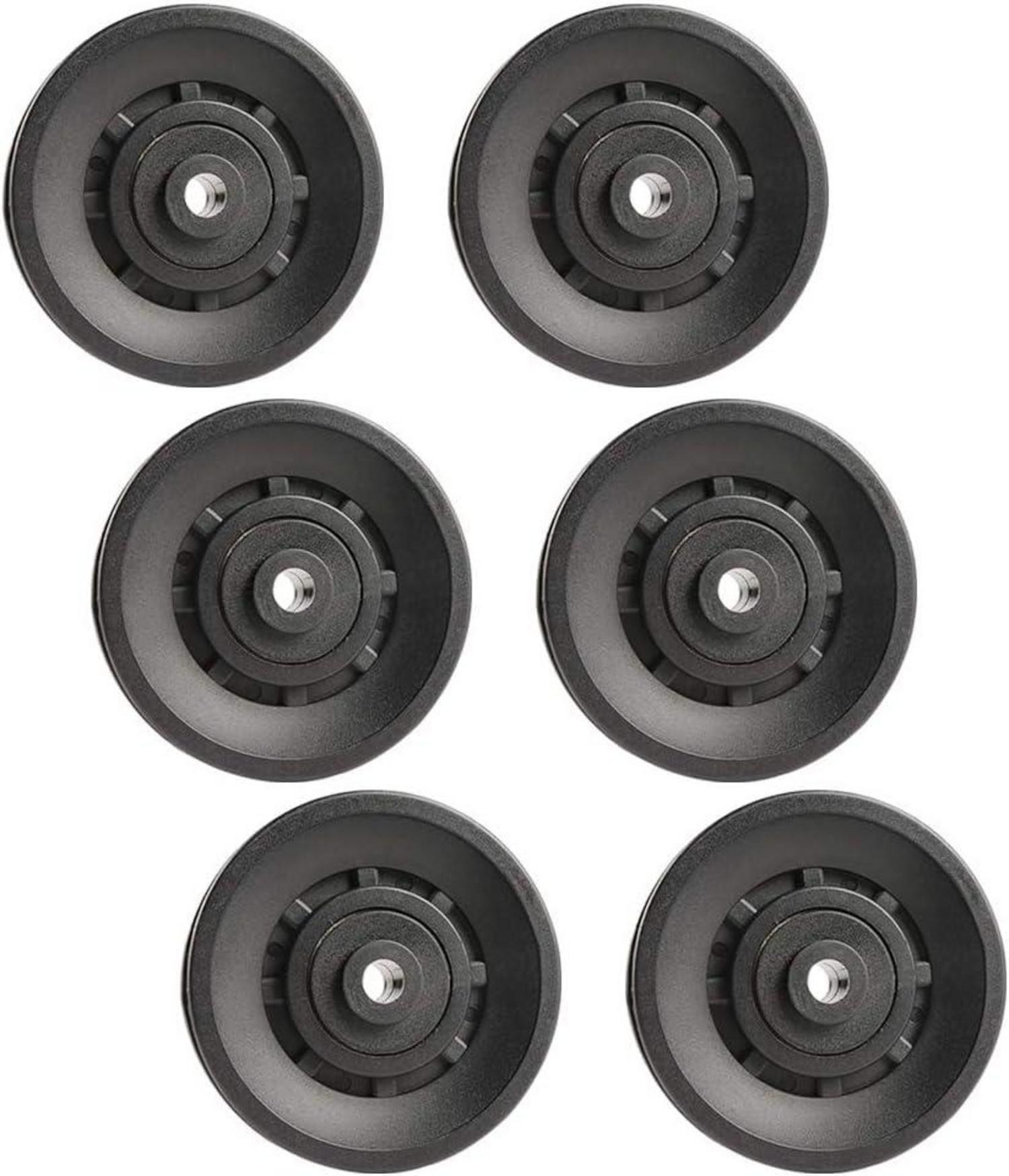 90mm Fitness Seilrolle Umlenkrolle mit Kugellager 6 Stück