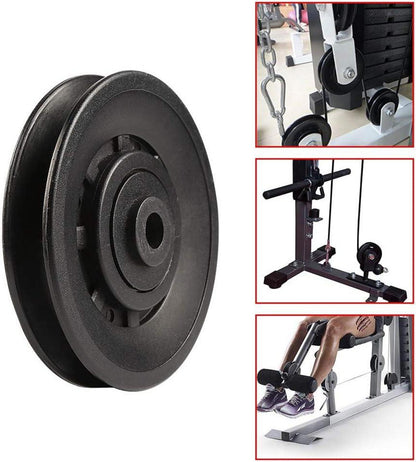 90mm Fitness Seilrolle Umlenkrolle mit Kugellager 6 Stück