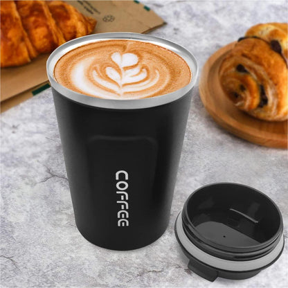 Thermobecher 380ml Edelstahl Auslaufsicher Vakuum Isolierbecher