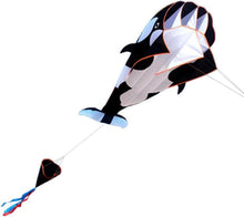 3D Parafoil Riesenwal Drachen Kindererwachsene Flugdrachen 120*215cm