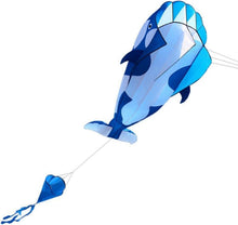 Drachen Riesiger weicher Parafoil Groß Beach Drachen 120 * 215cm Blau