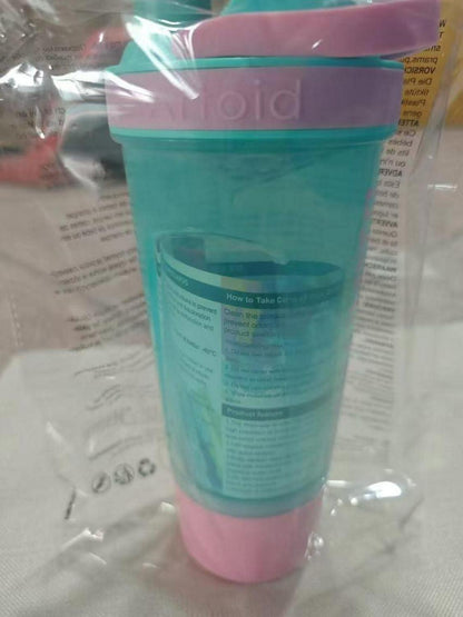 Sportmixer Shaker 720ml mit Sieb Spiralkugel Aufbewahrungsbox BPA-frei