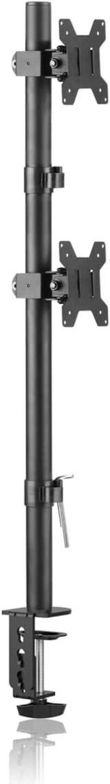Vertikale Doppelmonitorhalterung für 13-27-Zoll LCD LED Monitor