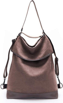 Vintage Canvas Umhängetasche Damen Anti-Diebstahl Rucksack Tasche