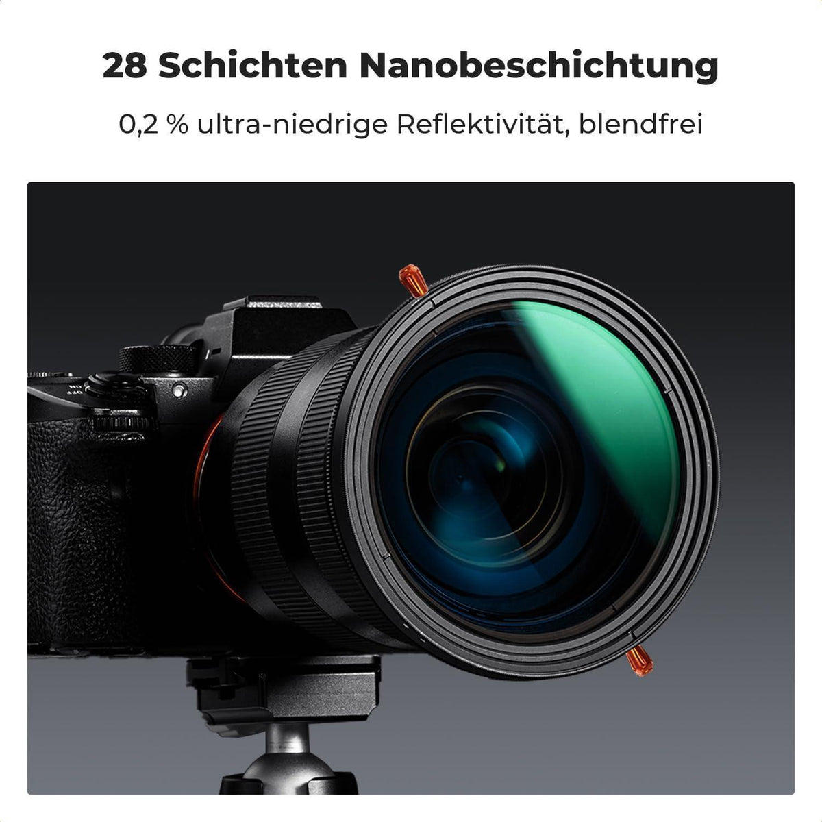 Variabler ND & Polfilter 62mm, 1-5 Blendenstufen