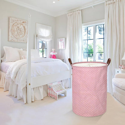 DOKEHOM 24-Inches Verdickte Faltbare Runde Lagerung