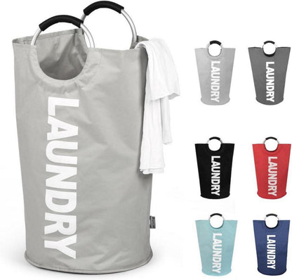 Großer Faltbarer Wäschekorb 125L Oxford-Stoff mit PE-Beschichtung