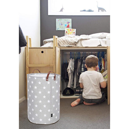 DOKEHOM 20-Inch Verdickte Faltbare Runde Lagerung Wäschekorb