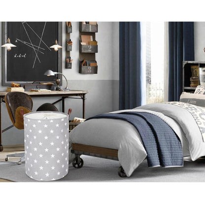 DOKEHOM 20-Inch Verdickte Faltbare Runde Lagerung Wäschekorb