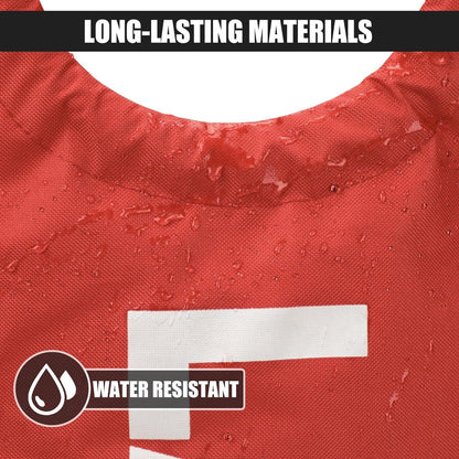 DOKEHOM 125L Großer Faltbarer Wäschekorb in Rot