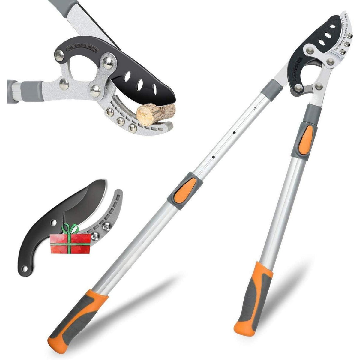 Teleskop-Astschere mit Amboss und SK-5 Klinge 70-103cm