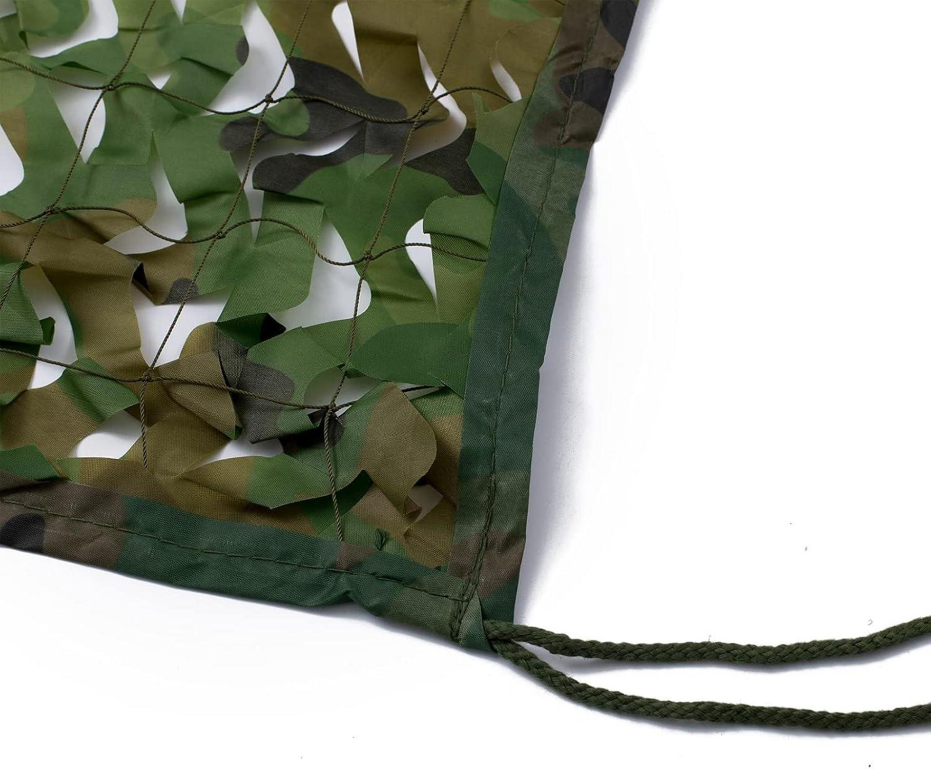 Camouflage Netz Tarnnetz Jagd Sonnenschutz 2 x 8 m Woodland