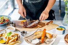 Steakmesser Set Deutsche Edelstahl 4-Stück Wellenschliff