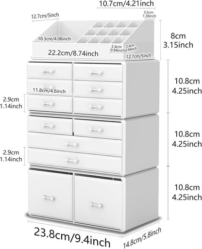 Makeup Organizer für Schlafzimmer und Badzimmer, Aufbewahrungsbox 4