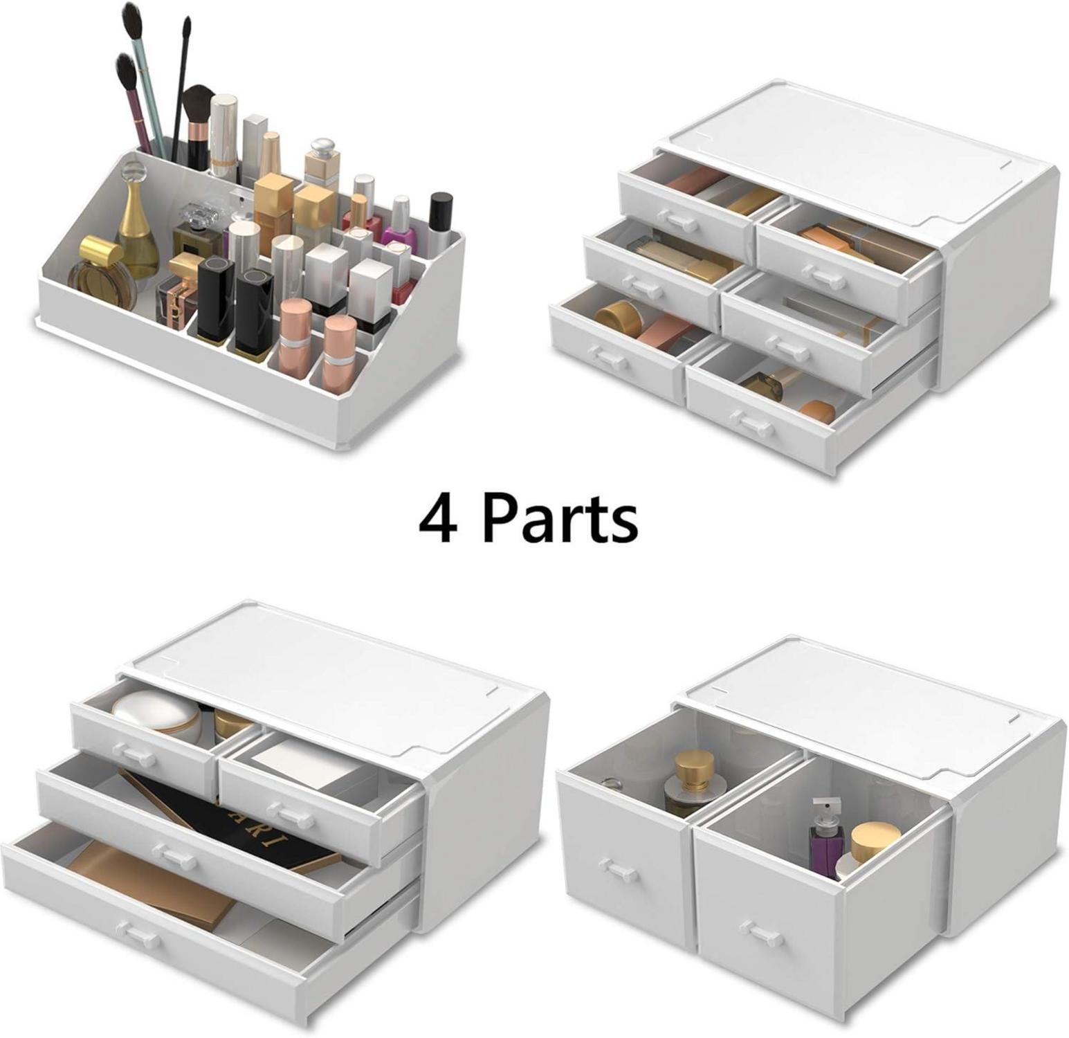 Makeup Organizer Aufbewahrungsbox Schminkaufbewahrung 4 Lagen