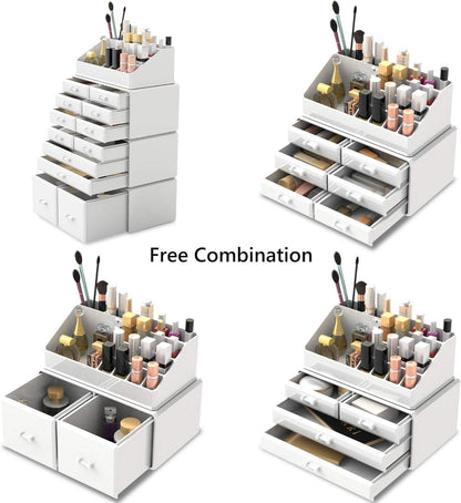 Makeup Organizer Kosmetik Aufbewahrungsbox Schmink Aufbewahrung 4 Ebenen