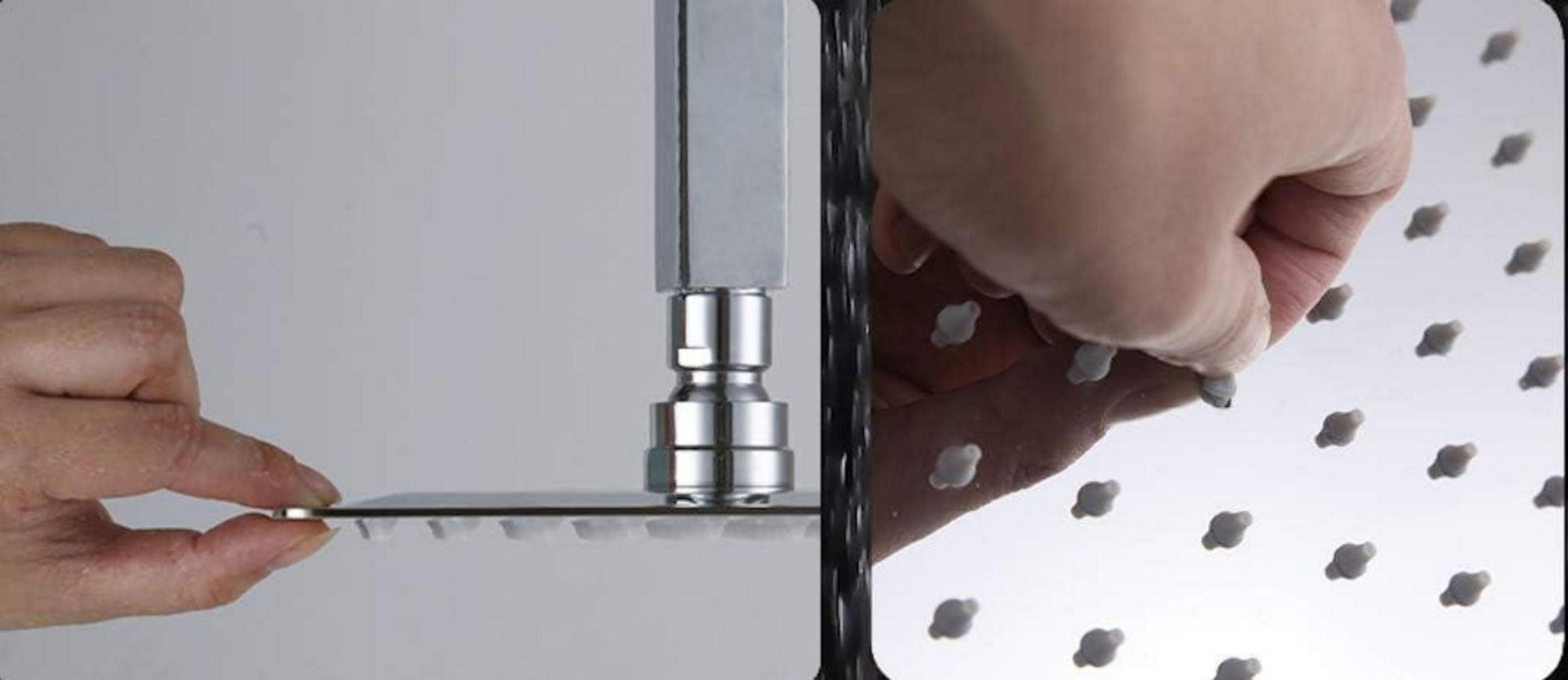 12 Zoll Regendusche Duschkopf aus Edelstahl mit Anti-Kalk-Düsen