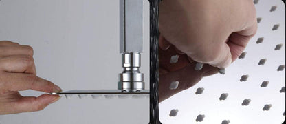 12 Zoll Regendusche Duschkopf aus Edelstahl mit Anti-Kalk-Düsen