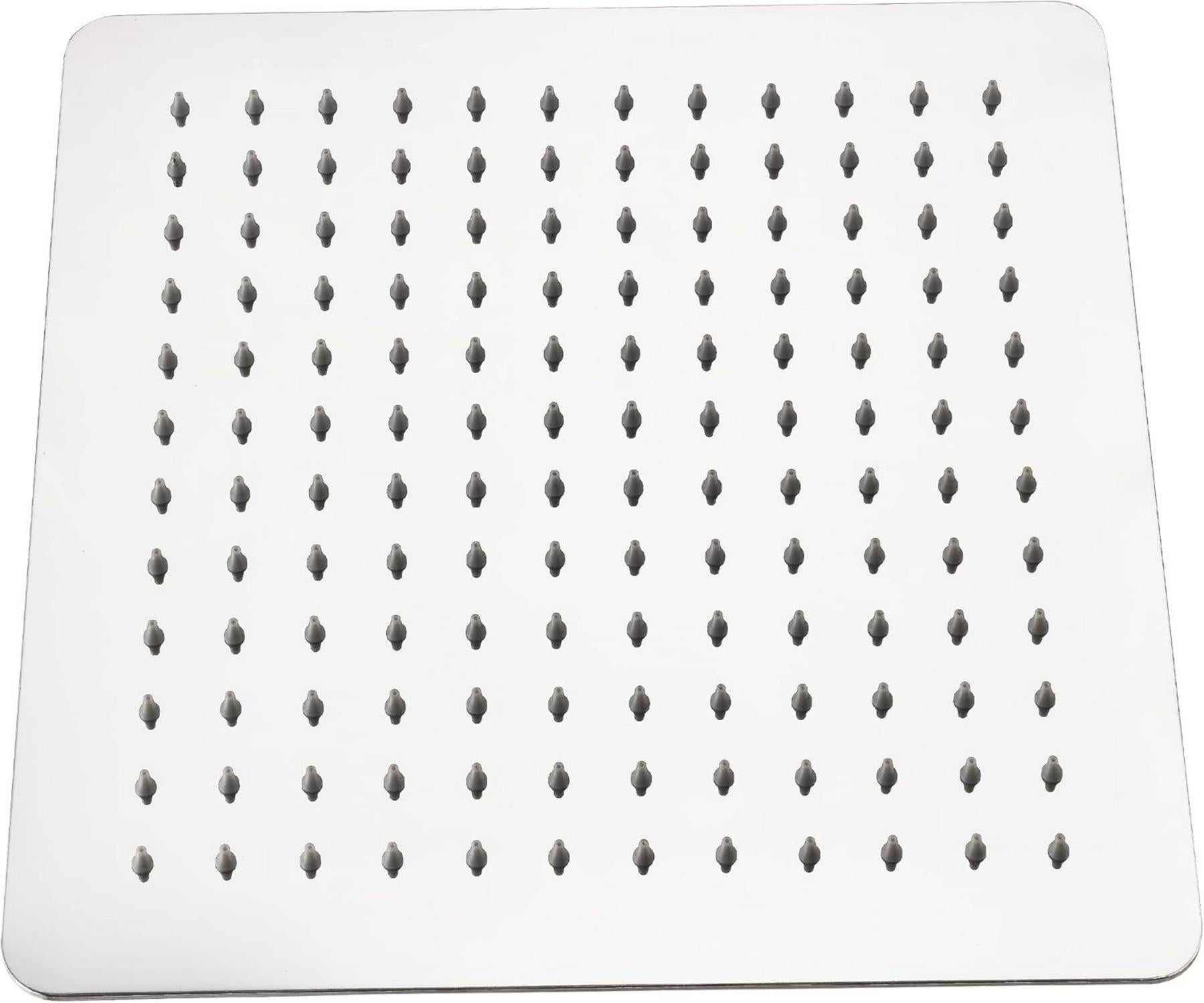 12 Zoll Regendusche Duschkopf Edelstahl AISI304 Anti-Kalk 30x30cm