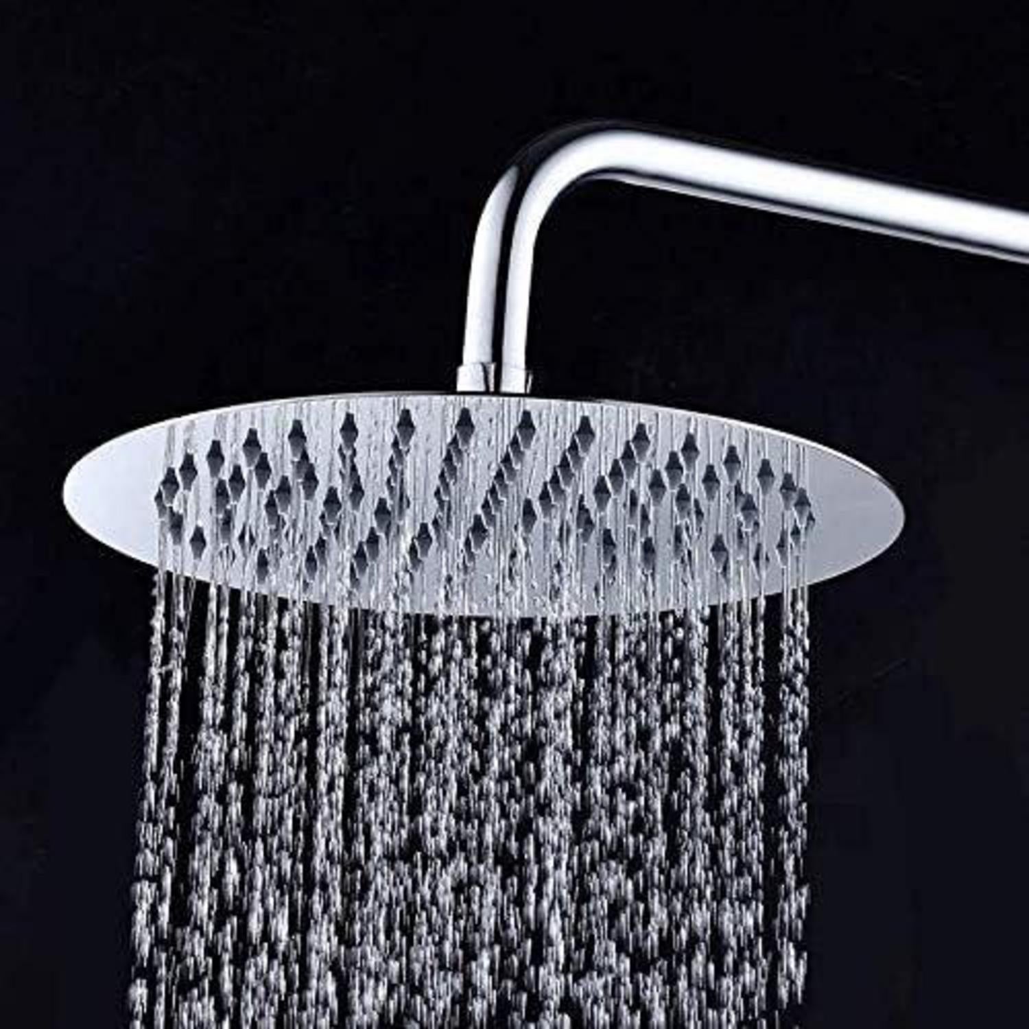 Regendusche Duschkopf 10 Zoll Edelstahl AISI304 Rund Anti-Kalk