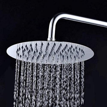 Regendusche Duschkopf 10 Zoll Edelstahl AISI304 Rund Anti-Kalk