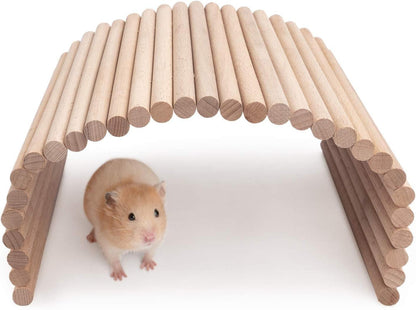 Hamster Kletterleiter Holz Hängebrücke für Kleintiere