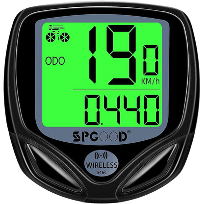 Kabelloser Fahrradcomputer IP54 wasserdicht LCD 16