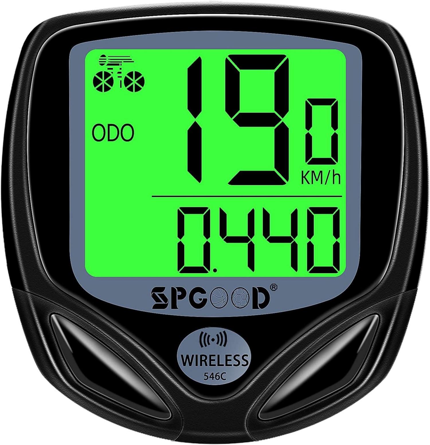 Fahrradcomputer Kabellos IP54 wasserdicht 16 Funktionen LCD