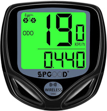 Fahrradcomputer Kabellos IP54 wasserdicht 16 Funktionen LCD