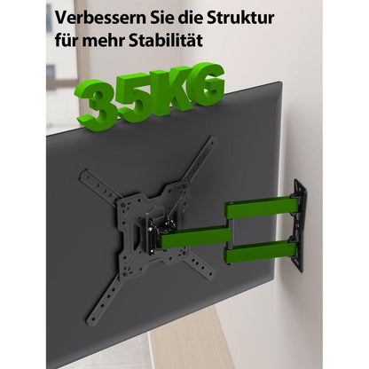 TV Wandhalterung Schwenkbar Neigbar für 26-55 Zoll
