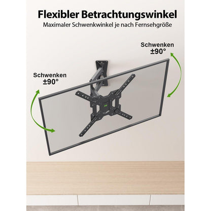 TV Wandhalterung Schwenkbar Neigbar für 26-55 Zoll