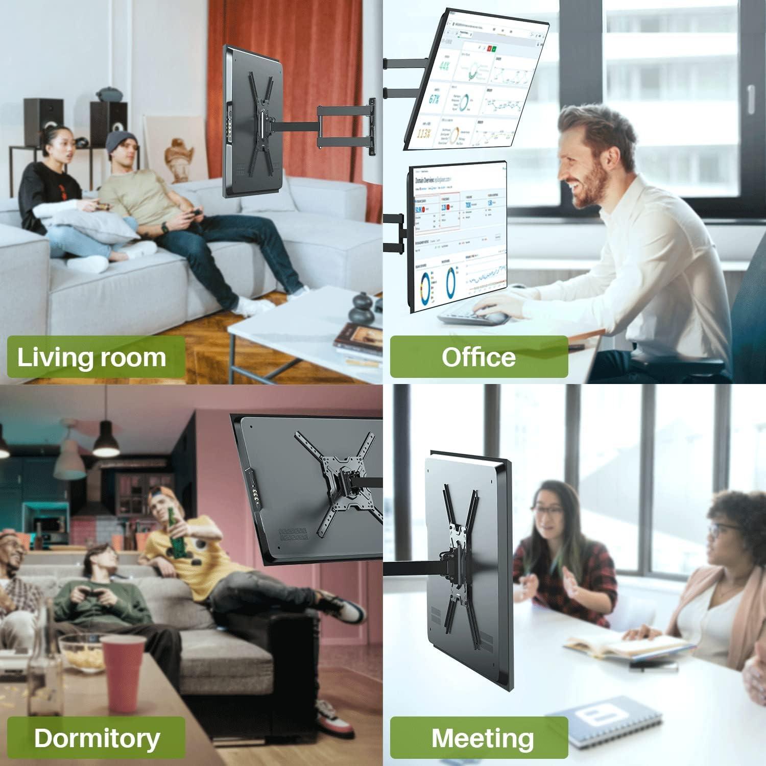 TV Wandhalterung Schwenkbar Neigbar 26-55 Zoll LED LCD OLED 4K Fernseher