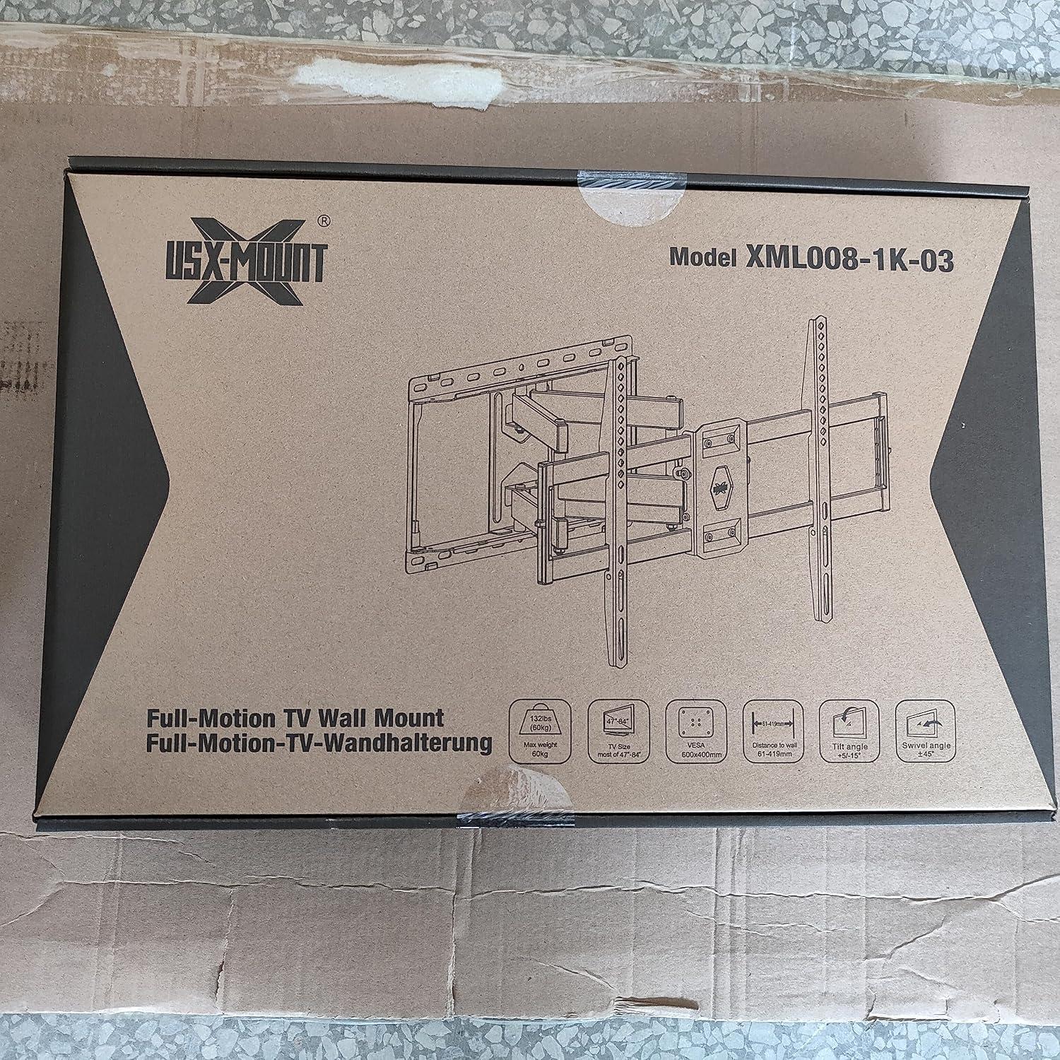 TV Wandhalterung Schwenkbar Neigbar 47-84 Zoll LED LCD Plasma TV bis 60kg