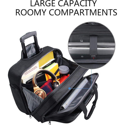KROSER Trolley Business Rolling Case 17,3 Zoll Laptop