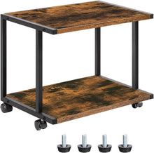 Druckertisch mit verstellbaren Füßen und Rädern, Industrie-Design