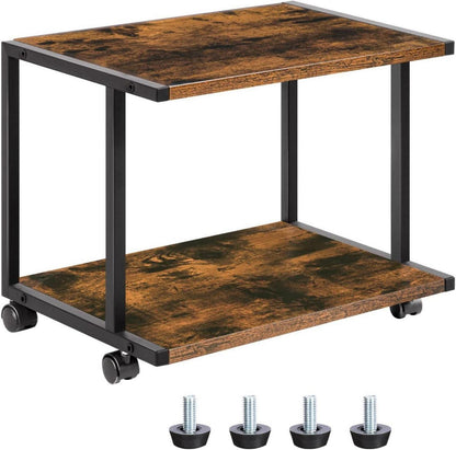 Druckertisch mit verstellbaren Füßen und Rädern, Industrie-Design