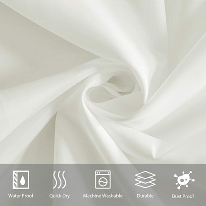Duschvorhang Beige Polyester 180x180 Wasserabweisend