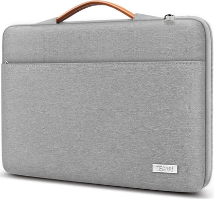 TECOOL 13,3 Zoll Laptop MacBook Air Pro Schutzhülle Wasserdicht Grau