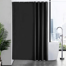 Duschvorhang Anti-schimmel Textil Vorhang Polyester 180x210 Schwarz