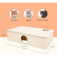 Niteangel Holz Hamsterhaus Labyrinth 6-Zimmer