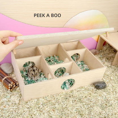 Niteangel Hamsterhaus Labyrinth Mehrkammer Spielzeug