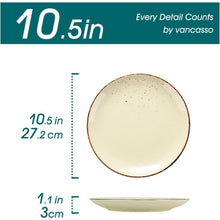 Suppenteller Set 12-tlg. Navia bunt Steingut